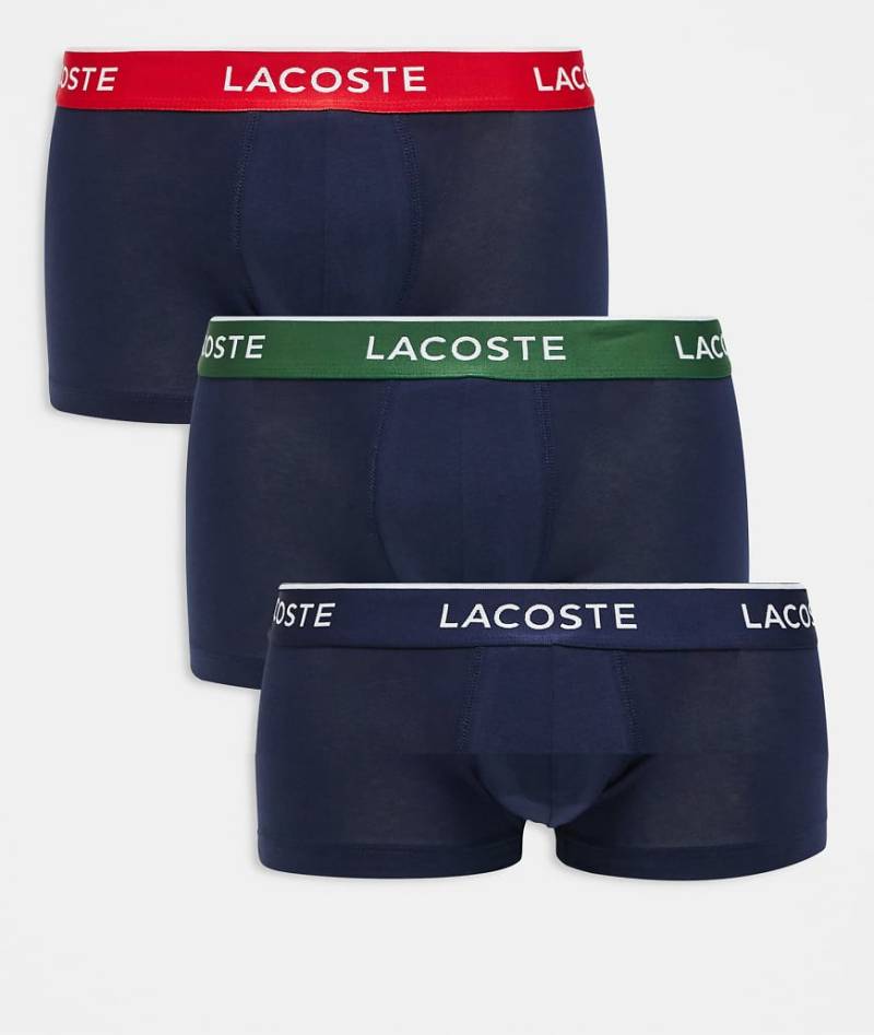 Lacoste - 3er-Pack mehrfarbige Unterhosen-Bunt von Lacoste