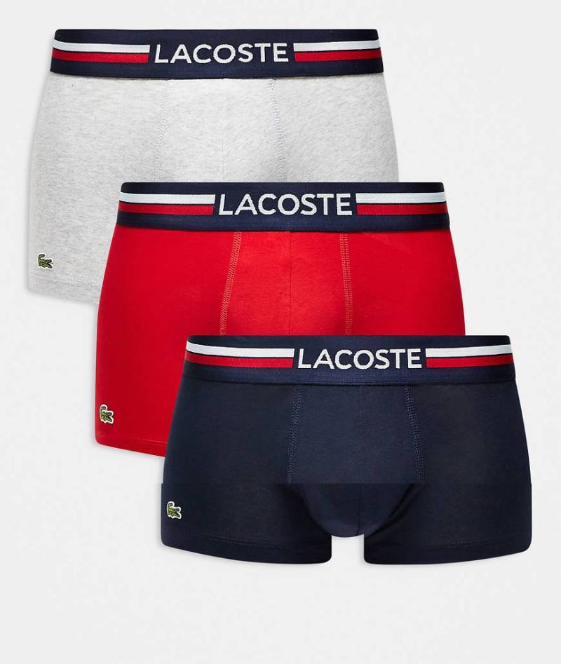 Lacoste - 3er-Pack mehrfarbige Unterhosen-Bunt von Lacoste