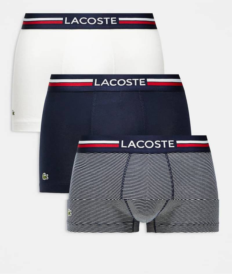Lacoste - 3er-Pack mehrfarbige Unterhosen-Bunt von Lacoste