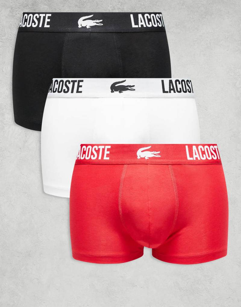 Lacoste - 3er-Pack mehrfarbige Unterhosen-Bunt von Lacoste