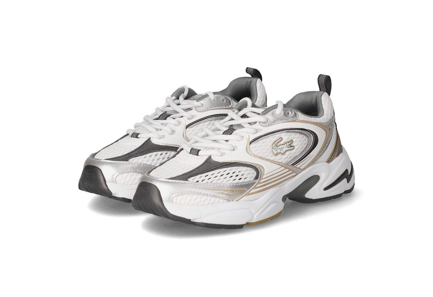 Lacoste Lacoste - female - 50SFA0175-108 - Textil & Synthetik - silber Schnürschuh von Lacoste