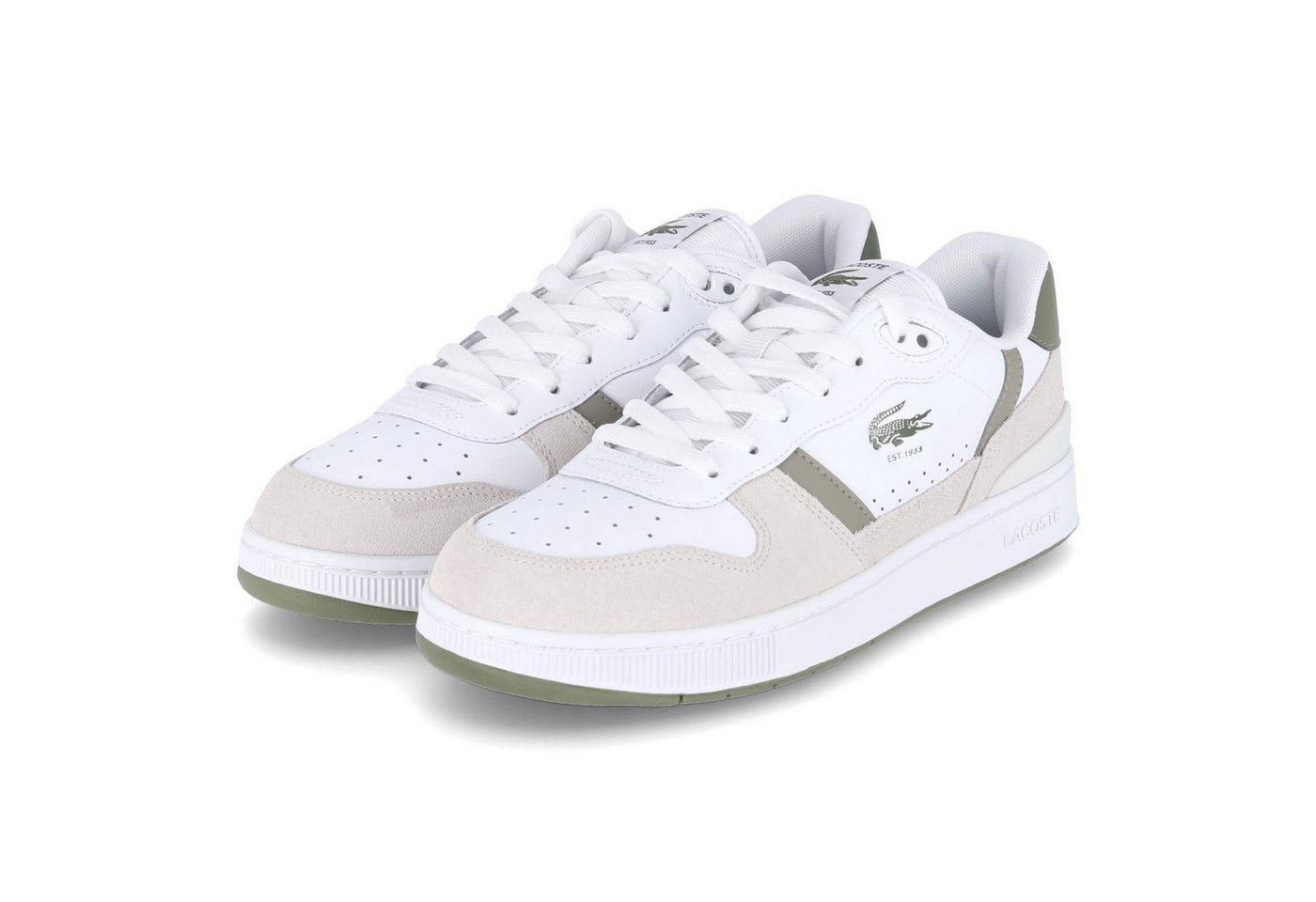 Lacoste Lacoste 50SMA0185-2H4 Herren Leder & Textil weiss Schnürschuh von Lacoste