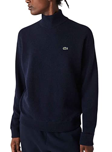 Lacoste AF9542 Pullover, Marineblau, Standardlänge für Damen 46 EU von Lacoste