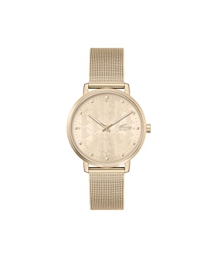 Lacoste Analog Quarzuhr für Damen mit Rotgoldfarbenes Edelstahlarmband - 2001287 von Lacoste