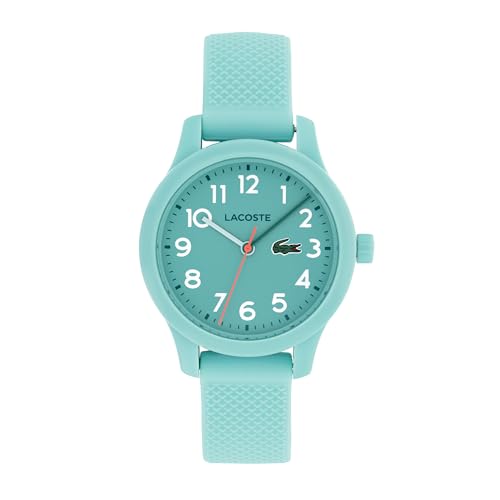 Lacoste Analog Quarzuhr für Kinder Kollektion LACOSTE.12.12 Kids mit Blaues Silikonarmband - 2030005 von Lacoste