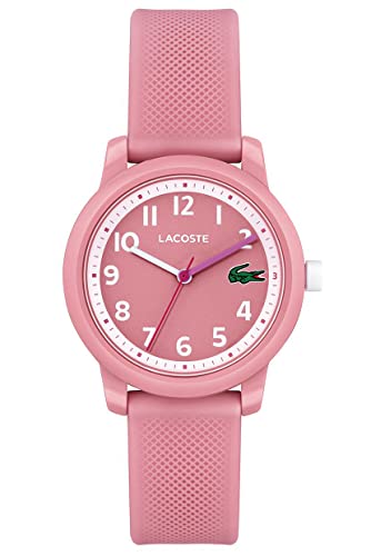 Lacoste Analog Quarzuhr für Kinder mit Pinkes Silikonarmband - 2030040 von Lacoste