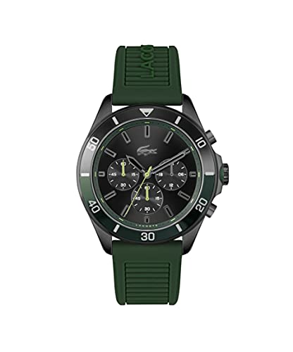 Lacoste Chronograph Quarz Uhr für Herren Kollektion TIEBREAKER mit Grünes Silikonarmband - 2011153 Lacoste Chronograph Quarz Uhr für Herren Kollektion TIEBREAKER mit Grünes Silikonarmband - 2011153 von Lacoste