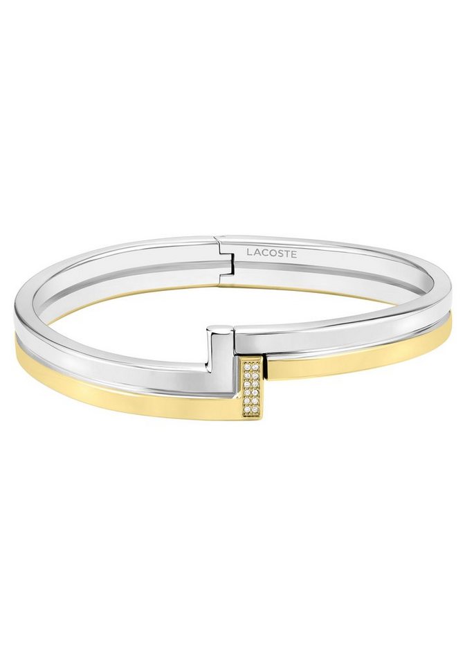 Lacoste Armreif Schmuck Edelstahl Armschmuck IMPRESSION, mit oder ohne Glasstein von Lacoste