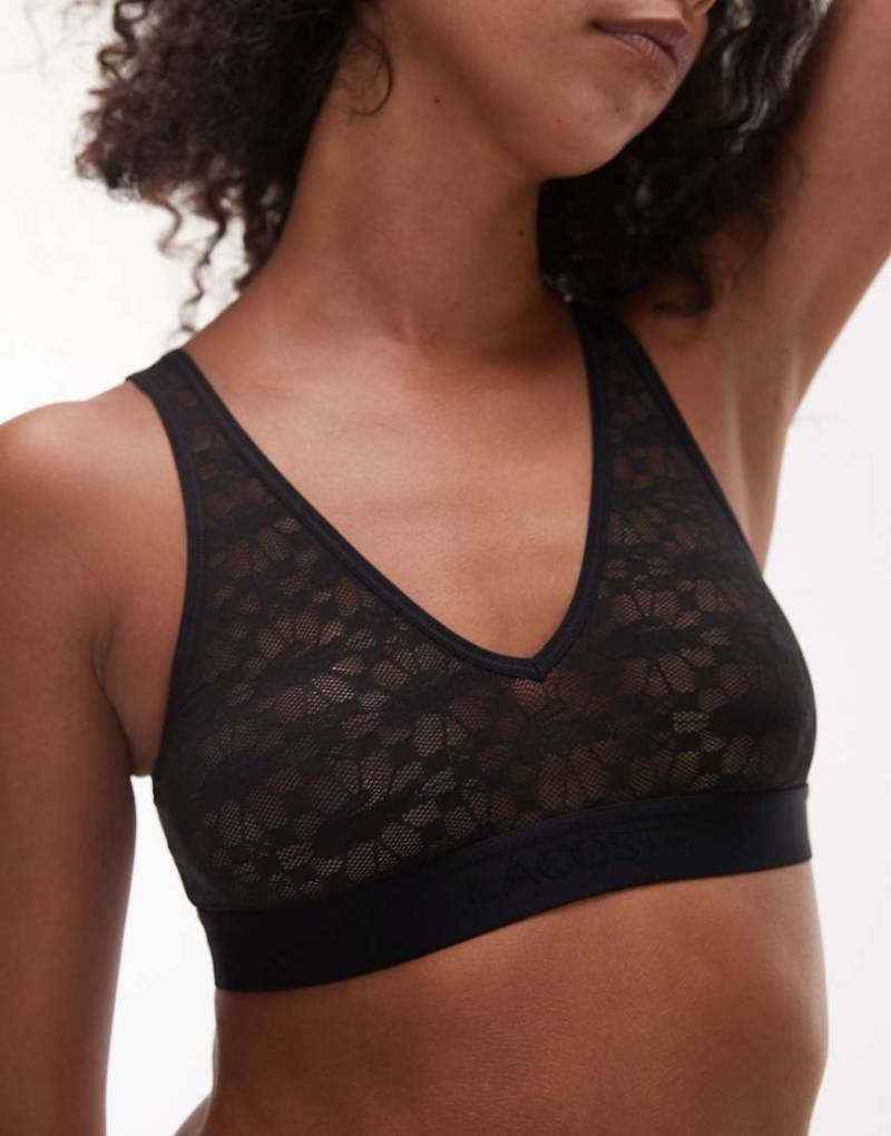 Lacoste - BH aus Spitze in Schwarz von Lacoste