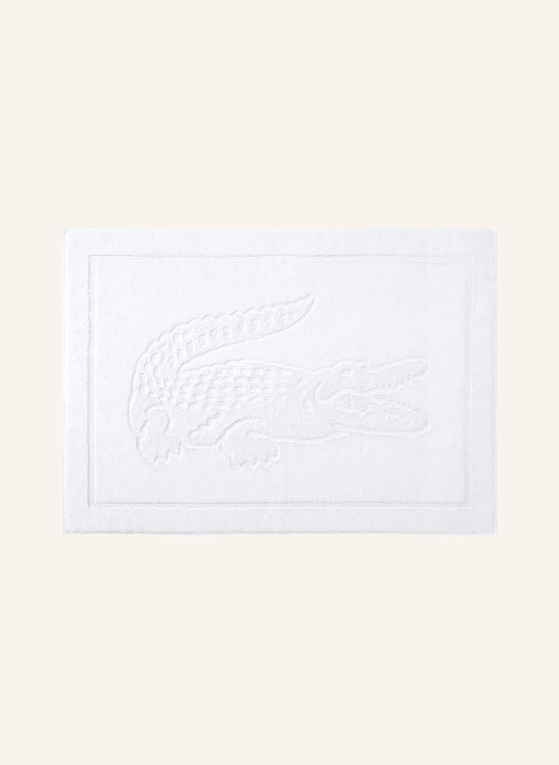 Lacoste Badematte Llacoste weiss von Lacoste