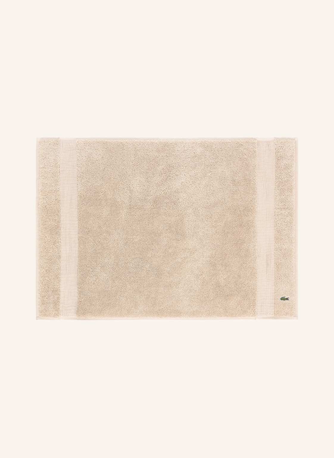 Lacoste Badematte Llecroco beige von Lacoste