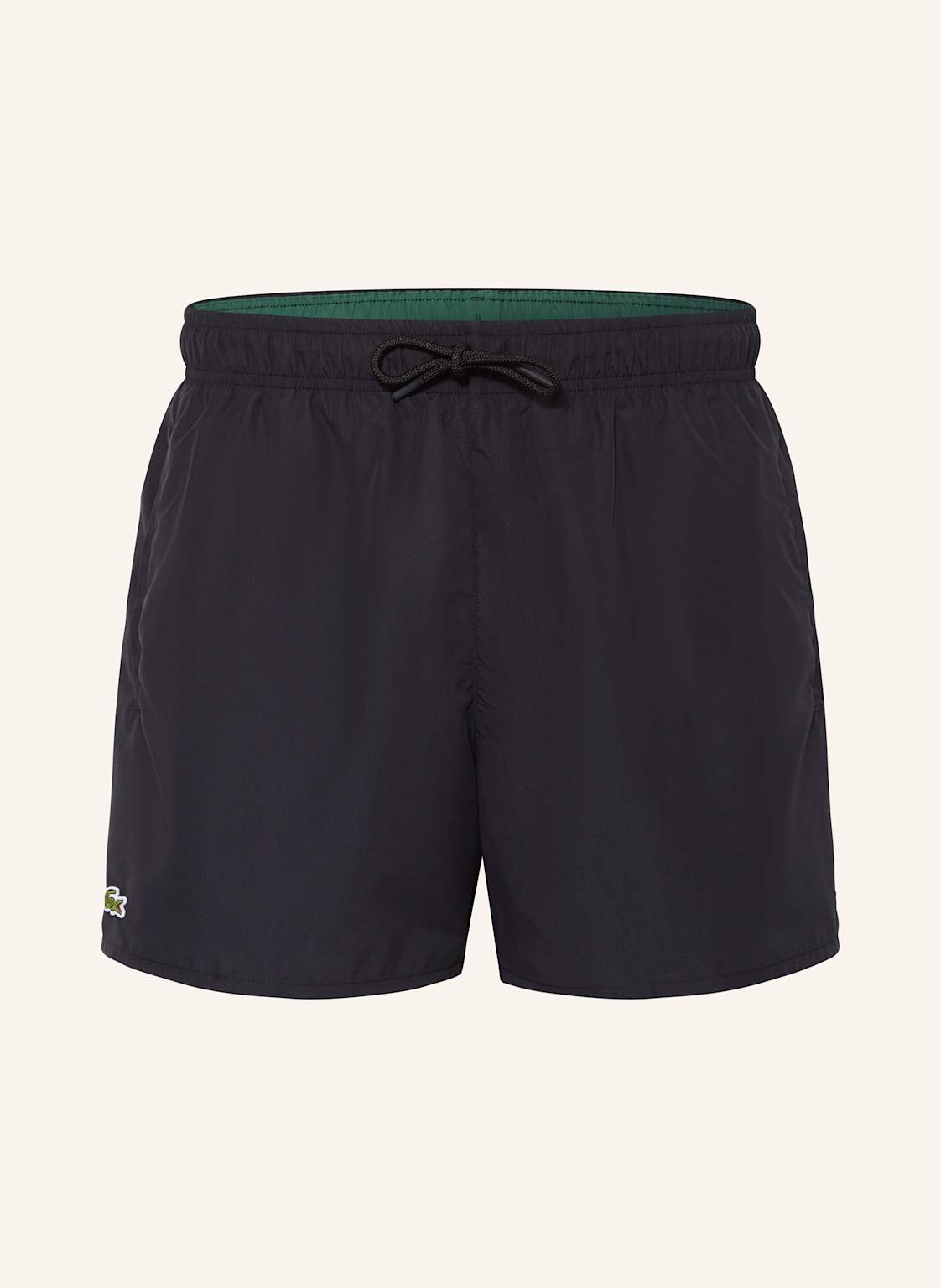 Lacoste Badeshorts schwarz von Lacoste