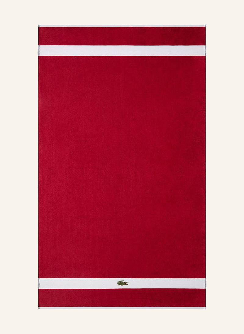 Lacoste Badetuch Lcasual rot von Lacoste