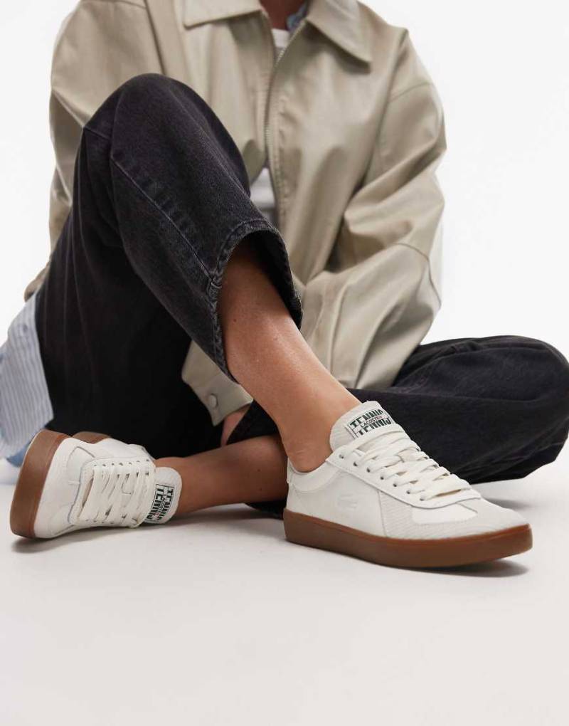 Lacoste - Baseshot Pro - Sneaker in Grau/Wollweiß Lacoste - Baseshot Pro - Sneaker in Grau/Wollweiß von Lacoste