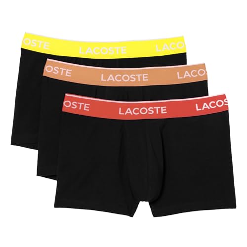Lacoste - Basic - Retro Short / Pant - 3er Pack (XXL Schwarz / Watermelon / Pineapple-Spark) von Lacoste