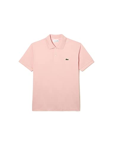 Lacoste Herren Polo-Shirt Kurzarm L1212, Männer Polo-Hemd,2 Knopf,Regular Fit,Rosa,9 von Lacoste