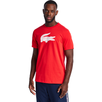 Lacoste Big Croc Logo Herren T-Shirts - Rot - Größe L von Lacoste