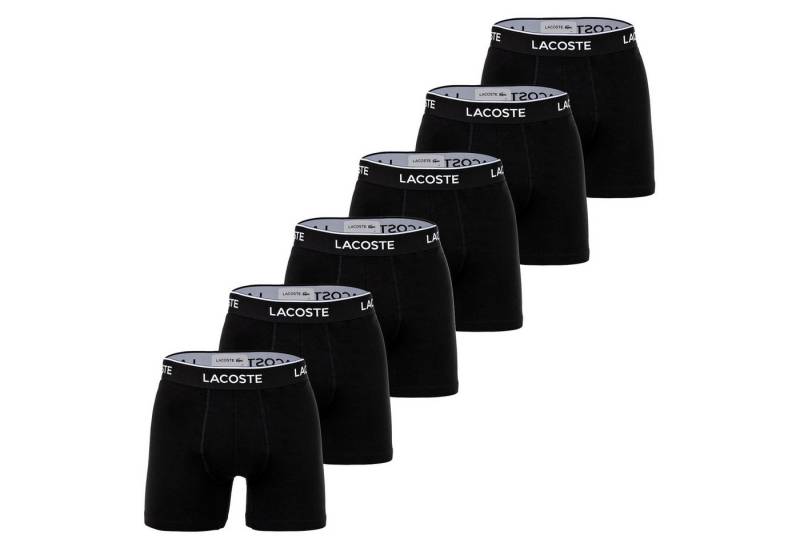 Lacoste Boxer Herren Boxershort 6er Pack Baumwolle (Packung, 6er Pack) von Lacoste