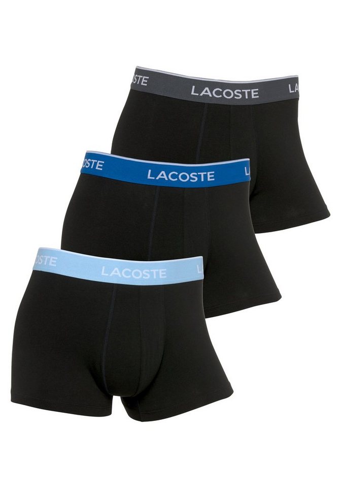 Lacoste Boxershorts eng Boxershorts Lacoste Herren Premium (Packung, 3-St., 3er-Pack) mit Lacoste Logobund von Lacoste