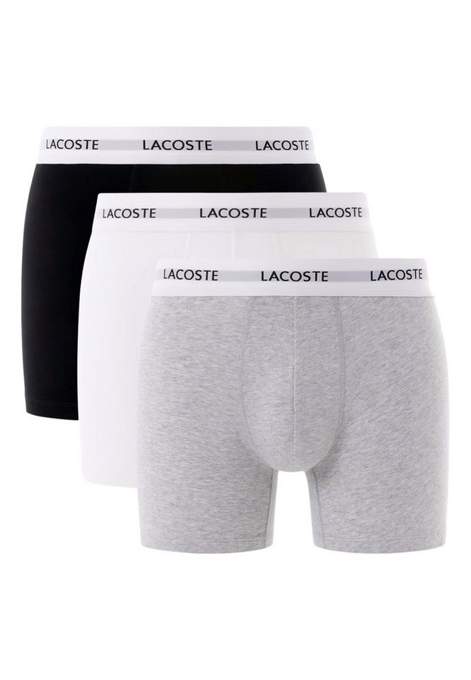 Lacoste Boxershorts Boxershorts Unterhosen 3-Pack (3-St) von Lacoste
