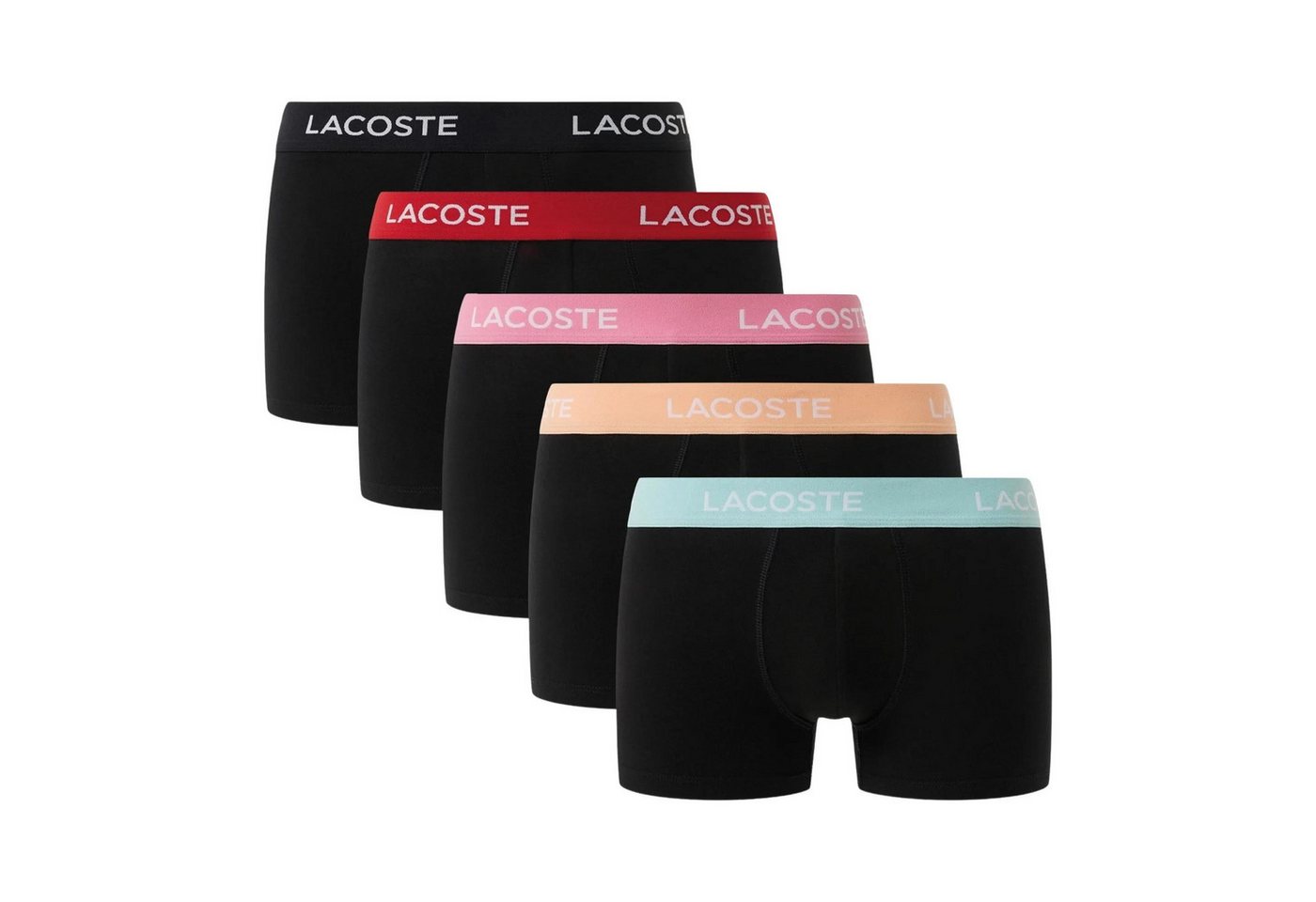 Lacoste Boxershorts Lacoste Stretchcotton Trunk Boxershorts Herren (5er Pack) von Lacoste