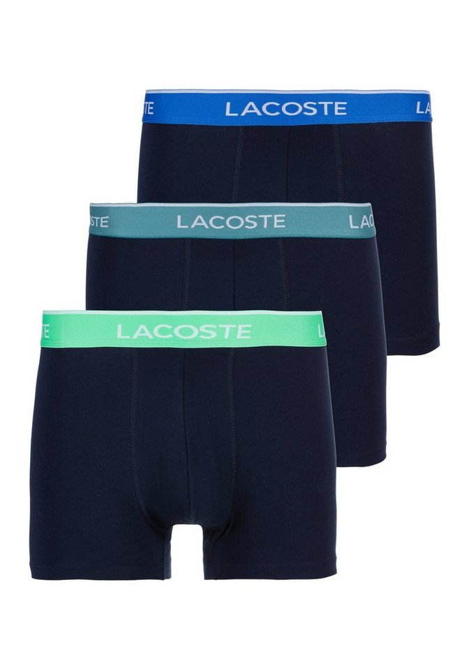 Lacoste Boxershorts eng Boxershorts Lacoste Herren Premium (Packung, 3-St., 3er-Pack) mit Lacoste Logobund von Lacoste