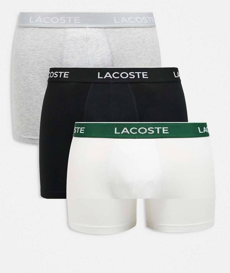 Lacoste - Boxershorts in Schwarz, 3er-Pack von Lacoste