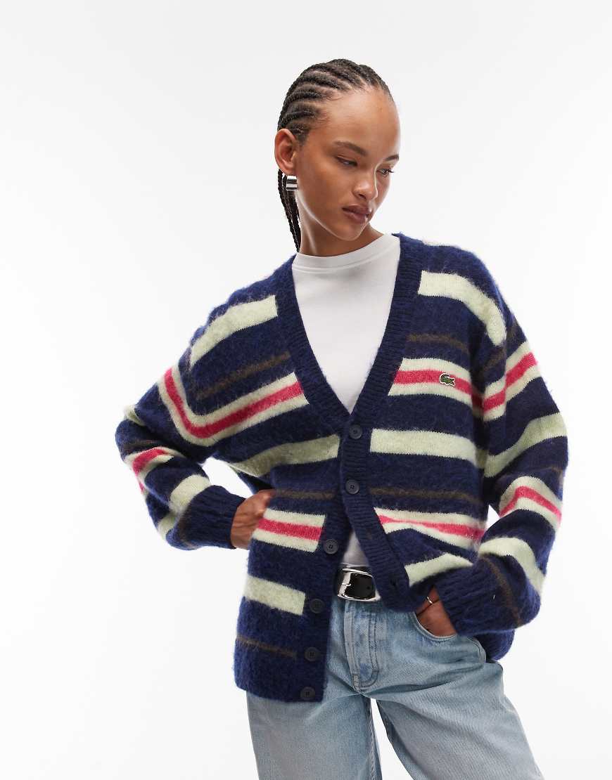 Lacoste - Bunte Oversize-Strickjacke Lacoste - Bunte Oversize-Strickjacke von Lacoste