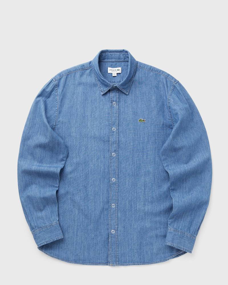 Lacoste CHEMISE CASUAL MANCHES LO men Longsleeves blue in Größe:XS Lacoste CHEMISE CASUAL MANCHES LO men Longsleeves blue in Größe:XS von Lacoste