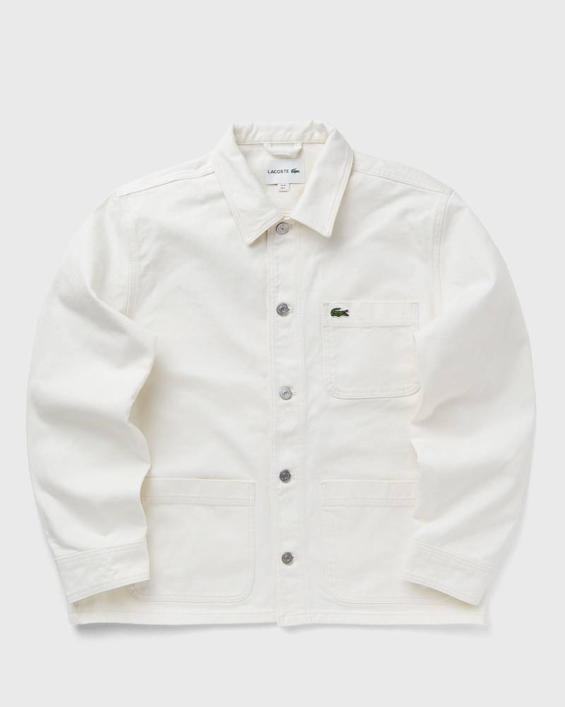 Lacoste CHEMISE CASUAL MANCHES LO men Overshirts white in Größe:XS Lacoste CHEMISE CASUAL MANCHES LO men Overshirts white in Größe:XS von Lacoste