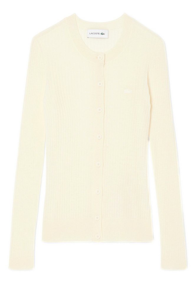 Lacoste Cardigan Strickjacke Cardigan Knopfverschluss (1-tlg) von Lacoste