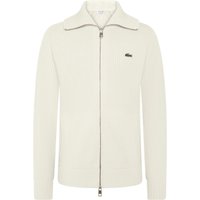 Lacoste Cardigan im Rippstrick mit Zwei-Wege-Reißverschluss in XL von Lacoste
