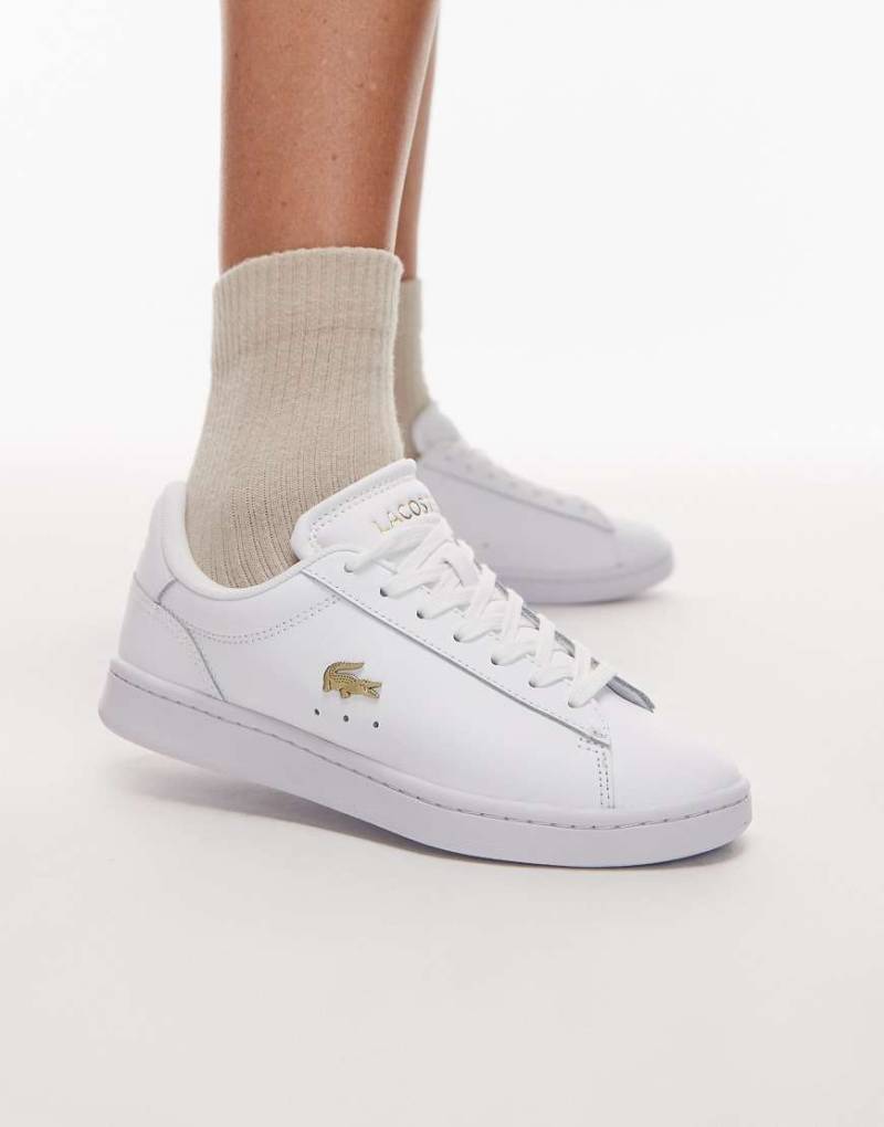 Lacoste - Carnaby Set - Sneaker aus Leder in Weiß mit Logo von Lacoste