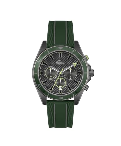 Lacoste Chronograph Quarz Uhr für Herren Kollektion MAINSAIL mit Grünes Silikonarmband - 2011363 Lacoste Chronograph Quarz Uhr für Herren Kollektion MAINSAIL mit Grünes Silikonarmband - 2011363 von Lacoste