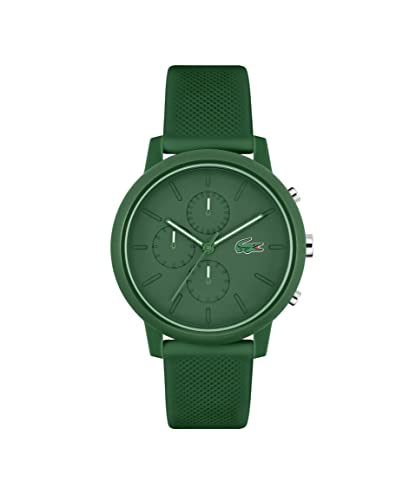 Lacoste Chronograph Quarz Uhr für Herren mit Grünes Silikonarmband - 2011245 von Lacoste