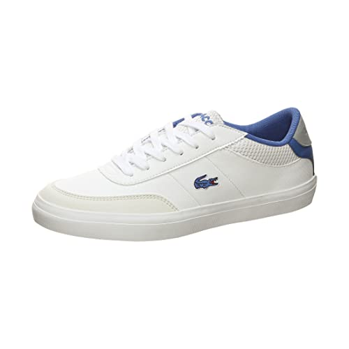 Lacoste Court-Master Sneaker Kinder weiß/blau, 37 EU - 4 UK - 5 US von Lacoste