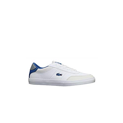 Lacoste Court-Master Sneaker Kinder weiß/blau, 38 EU - 5 UK - 6 US von Lacoste