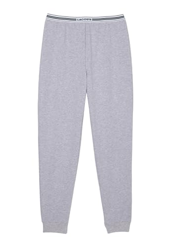 Lacoste Damen Pyjamahose 3F1506, Frauen Pyjama-Unterteil,Schlafanzughose,Jogginghose,Sweatpants,Loungewear,Grau,XS von Lacoste
