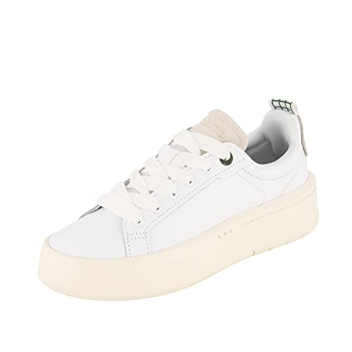 Lacoste Herren Low-Top Sneaker T-Clip 0120 2 SMA, Männer Halbschuhe,schnürschuhe,schnürer,Business,Freizeit,WHT/Off WHT (65T),40.5 EU / 7 UK von Lacoste