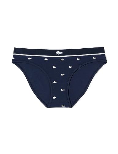Lacoste Damen 8F1331 Slip, Marine/Blanc, L von Lacoste
