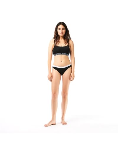 Lacoste Damen 8F1338 Slip, Noir, 36 von Lacoste