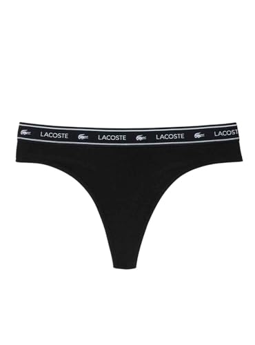 Lacoste Damen 8F1342 G-String, Noir, 3XL von Lacoste