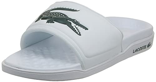 Lacoste Damen Croco DUALISTE 0922 2 CFA Sneakers, Wht/Dk Grn, 35.5 EU von Lacoste