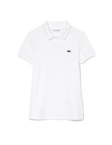 Lacoste Damen Df3443 Paris Polo Regular Fit, weiß, 38 von Lacoste