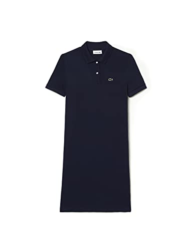 Lacoste Damen Ef7767 Kleider, Marineblau, 36 von Lacoste