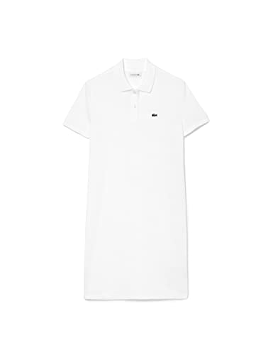 Lacoste Damen Ef7767 Kleider, weiß, 36 von Lacoste