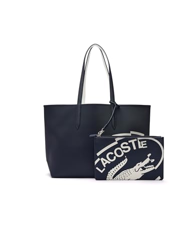 Lacoste Damen Henkeltasche SHOPPING BAG, Handtasche,Umhängetasche,Schultertasche,MARINEBLAU (699),Einheitsgröße (One Size) von Lacoste