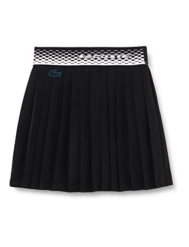 Lacoste Damen Jf4925 Skirts, Schwarz/Schwarz, 30 von Lacoste
