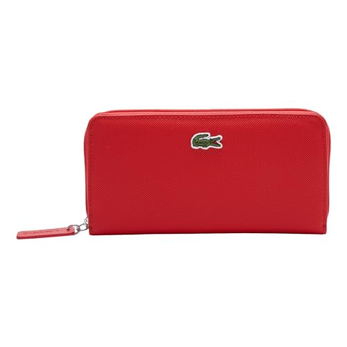 Lacoste L.12.12 Concept, Damen Geldbörse, Rot (High Risk Red), 2.5x10.5x20 cm (W x H L) von Lacoste