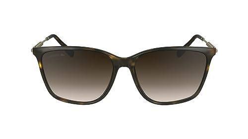 Lacoste Damen L6016s Sonnenbrille, Dunkles Havanna, Einheitsgröße von Lacoste